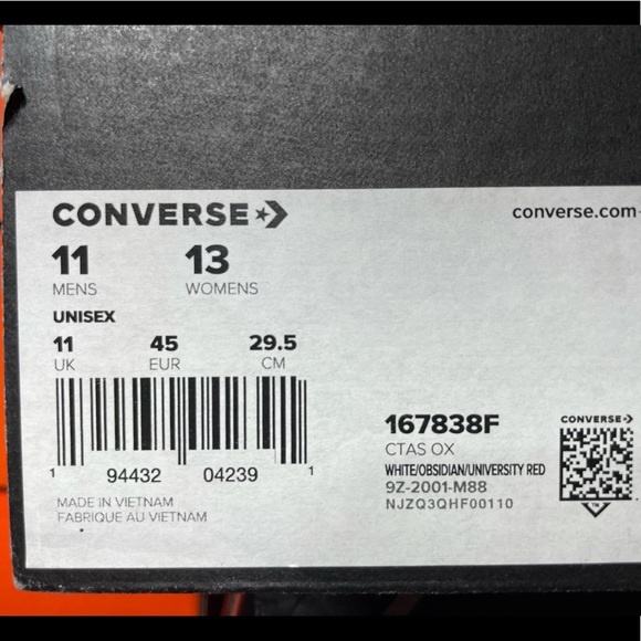 NEW UNISEX Converse Chuck Taylor All Star sneakers - Picture 11 of 14